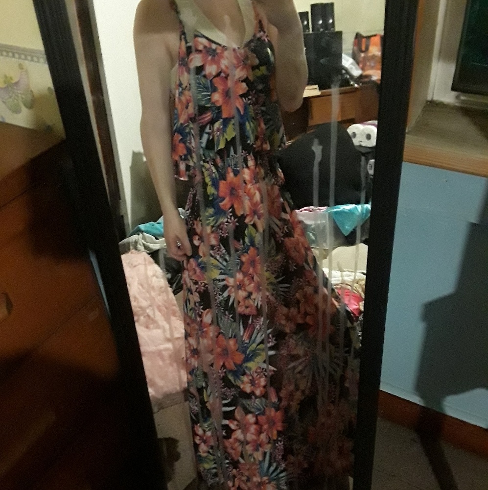 Floral maxi dress